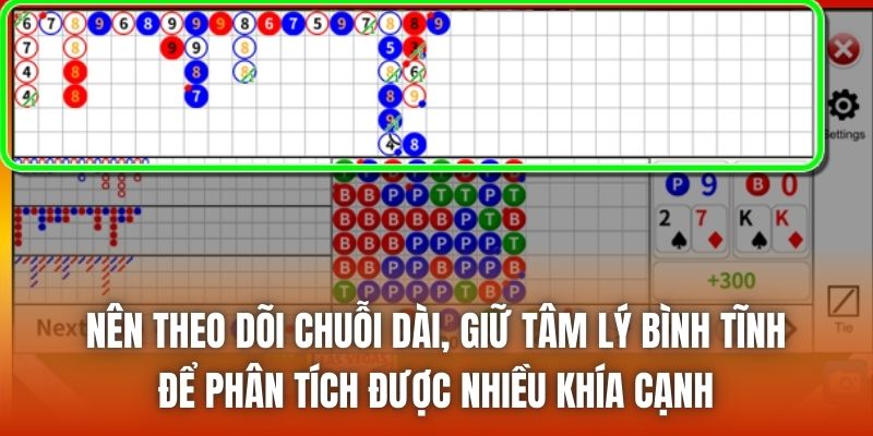 Nên theo dõi chuỗi dài, giữ tâm lý bình tĩnh để phân tích được nhiều khía cạnh